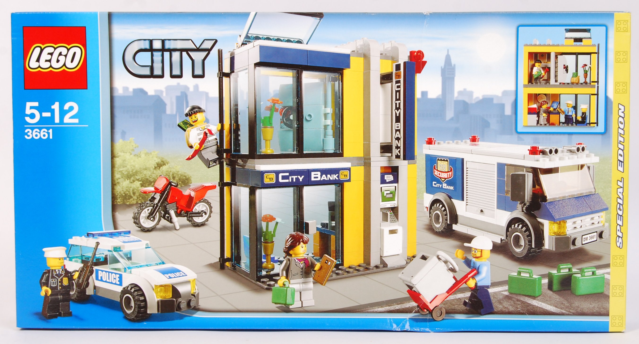 lego city bank 3661