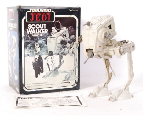An original vintage Palitoy made Star Wars ' Scout Walker Vehicle ' action figure playset. Appears 100% complete - including 