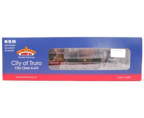 A superb rare Bachmann Branch Line 00 gauge railway trainset locomotive 31-725NRM City Class Locomotive 3440 ' City Of Truro 