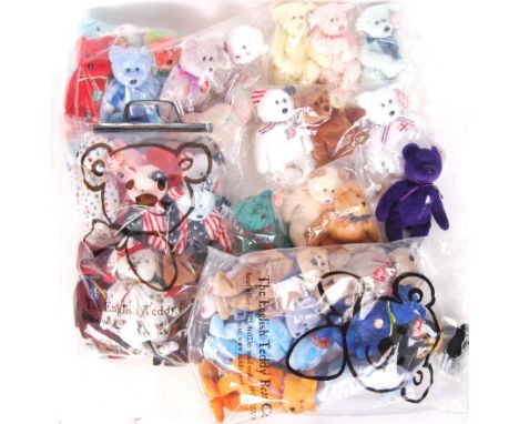 A collection of assorted TY Beanie Babies Teddy Bears - all appear as new, with their tags. To include; Princess Diana Bear, 