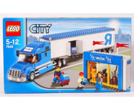 A Lego City series set No. 7848 ' Toys R Us Truck ' lorry. Factory sealed, mint and as new.&nbsp;