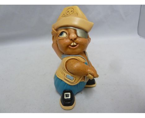 Pendelfin - Pirate Patch, kingfisher blue colourway, boxed.
Good Condition
Saleroom location:Box 2 