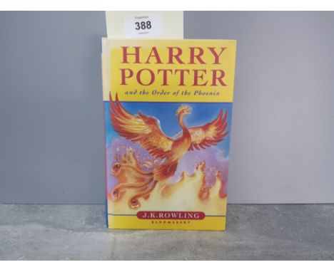 Harry potter and the order of the phoenix hard back book first edition by j.k.rowling