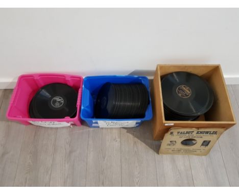 Approximately 200 plus vintage vinyl records includes 10 inch shellac and Brunswick mainly jazz and dance