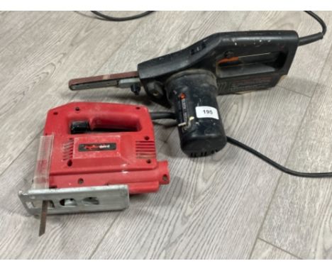 Sold at Auction: Black & Decker sander & Dremel tool; not