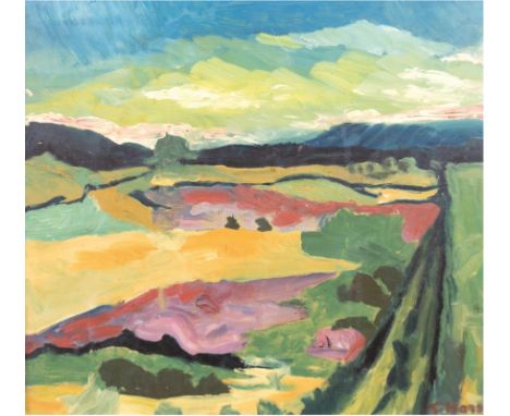 Hansen, K. "Bornholm", Öl/Hartfaser, sign. u.r., 38,5x41 cm, Rahmen