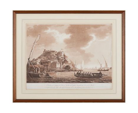 "A view taken from Lisbon, of the point of Cassilhas, the English Hospital, &amp; the Convent of Almada..."Print on paperAfte