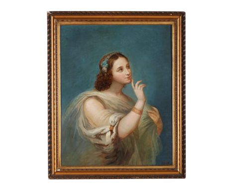 European School, 19th centuryPortrait of a ladyOil on canvasSigned and dated 1882(unidentified artist)81x65 cm