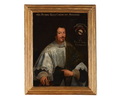 Italian School, 17th centuryPortrait of Pedro Blesi from AcquiOil on canvasDated 1613101x75 cm