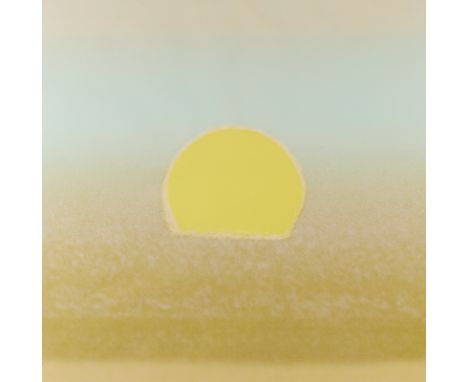 Andy Warhol (American, 1928-1987). Screenprint on paper from the "Sunset" series, 1972. The present work, depicted with a gol