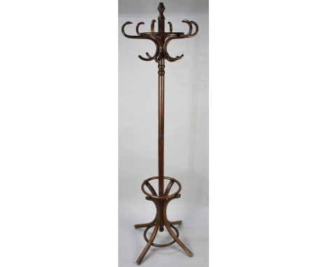 A Mid 20th Century Bentwood Hat, Coat and Umbrella Stand