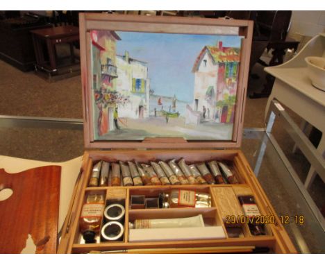 BEECHWOOD FRAMED PORTABLE ARTISTS EASEL