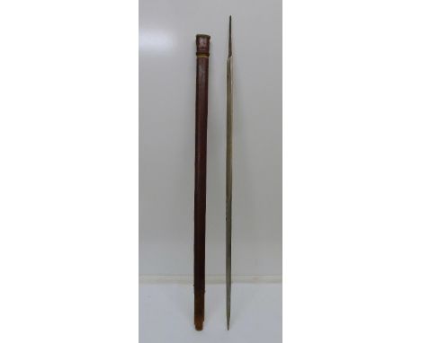 A Queen Elizabeth II officers sword blade and scabbard, a/f