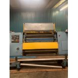 Parks Woolson Shear 70” Wide. Serial 16649. 8” diameter revolver. 10 Hp 220/460 Volts, Rigging
