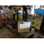 Crown Electric Pallet Jack, Model #60PE-27-3, 600 Amps, 24 Volts, 4 ft. Forks, Serial #W91738,