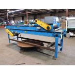 Hytrol Conveyor Line: 2 Sections, Lenghts are: 150" & 138", Overall Width: 30" , Belt Width: 24",