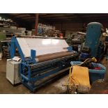 Fabric Inspection Machine w/ Take Off and Roll Up, Maximum Inspection Width 90 in., Eye Guiding