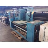 Krantz Fabric Roll Up Machine, 5 Hp, 115/208-230 Volts, 7.4 Amps, 60 HZ, Model # INSP.SW, S/N #