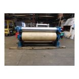 Kuester Pad. Working Width: 87", Steel to rubber, pressurized rubber roll, hydraulic.  Good