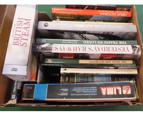 Various volumes on railways plus a boxed Lima loco
