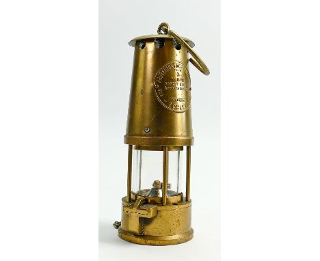 Eccles type 6 Miners Safety lamp: 