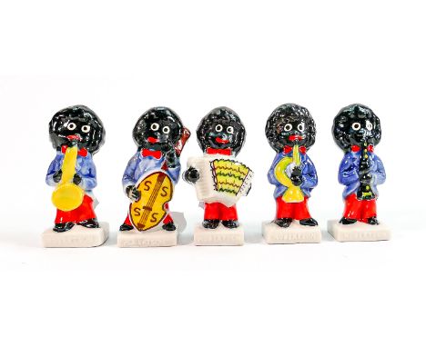 Wade set of Robertson's Jam Golly band figures (5): These items are listed on the basis they are illustrative of by a gone cu