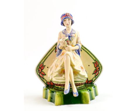 Kevin Francis limited edition lady figure Charlotte Rhead: Boxed with cert. 