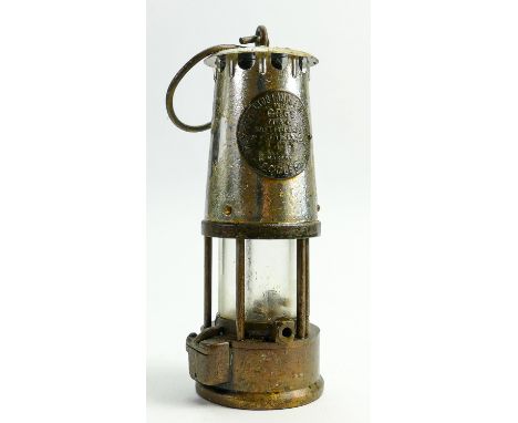 Eccles type GR6s Miners Safety lamp: 