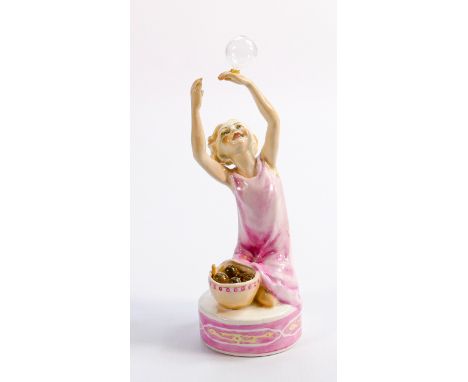 Royal Worcester figure Bubbles 5160: Height 18cm. 