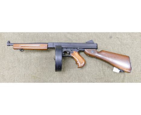 Tokyo Marui Co Japan M1A1 Auto Electric Replica Airsoft Machine Gun: Complete with barrel &amp; stick magazines. Not availabl