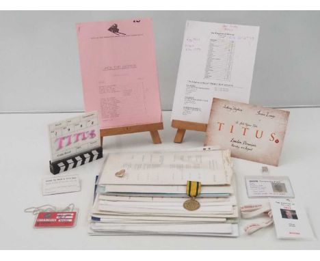 A group of mixed memorabilia items comprising unit lists and production paperwork from titles including AROUND THE WORLD IN 8