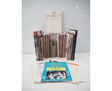 Circa 200 signed and unsigned theatre programmes - some of the programmes have multiple signatures (some dedicated) - to incl