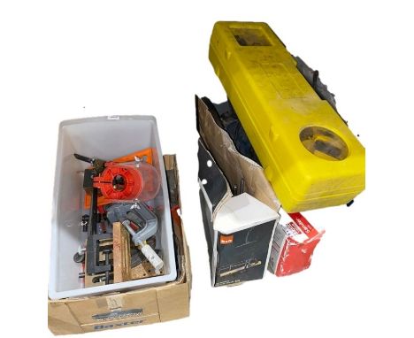 Clarke metalworker bench grinder&nbsp;model CBG6RP, a Black &amp; Decker KS55 circular saw, a Powercraft 1646 router table&nb
