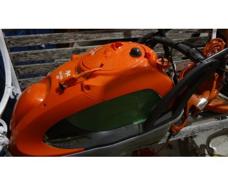 Flymo Glidemaster 360 lawnmower,&nbsp;a Flymo Multi Trim 300 strimmer,&nbsp;a Flymo HG39 hedge trimmer&nbsp;and a long-handle