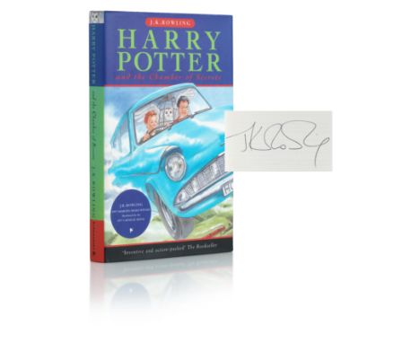 ROWLING (J.K.)Harry Potter and the Chamber of Secrets, FIRST EDITION, SIGNED BY THE AUTHOR on the dedication page,  with the 