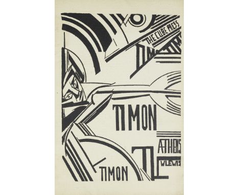 LEWIS (WYNDHAM)Timon of Athens, FIRST EDITION,  16 plates (of which 10 monochrome and 6 in colour), a few light spots or mark