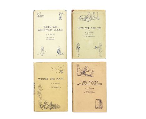 MILNE (A.A.)When We Were Very Young,  first issue with p.ix unnumbered, dust-jacket spine slightly darkened and frayed at ext