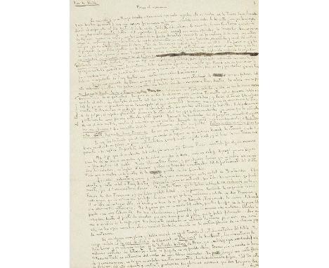 BORGES (JORGE LUIS)Autograph manuscript of his short story 'Funes el memorioso', signed ('Jorge Luis Borges') at the end, hea