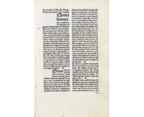 NICOLAUS DE AUSMOSupplementum summae Pisanellae; ASTESANUS. Canones poenitentiales; ALEXANDER DE NEVO. Consilia contra Judaeo