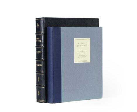 MILNE (A.A.)Winnie-The-Pooh, FIRST EDITION, NUMBER 21 OF 350 LARGE PAPER COPIES SIGNED BY THE AUTHOR AND ILLUSTRATOR,  printe