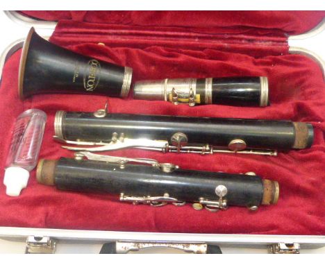 Corton clarinet, cased