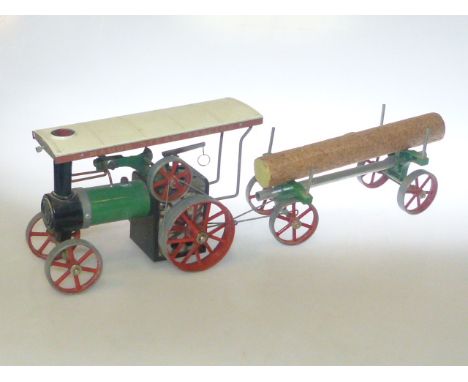 Mamod model steam engine and trailer