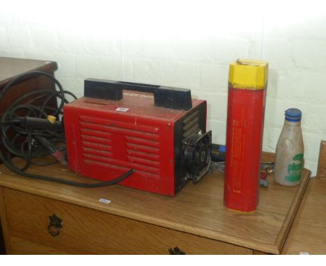 Weldmate 140 electric stick welder and welding rods