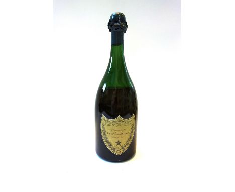 One bottle of Dom Perignon 1961 vintage champagne (level at shoulders). 