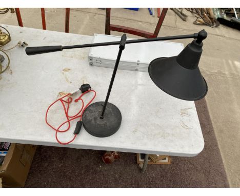 A RETRO ANGLE POISE LAMP 
