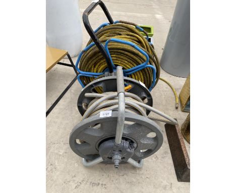 TWO HOSE PIPE REELS 