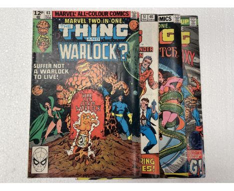 FOUR VINTAGE MARVEL THE THING COMICS FROM THE 1980'S 