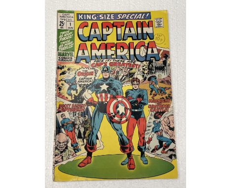 ONE VINTAGE MARVEL CAPTAIN AMERICA COMIC FROM  1970 