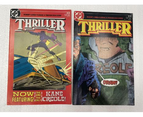 TWO VINTAGE DC THRILLER COMICS FROM THE 1980'S 