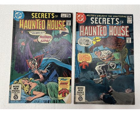 TWO VINTAGE DC HAUNTED HOUSE COMICS FROM THE 1980'S 